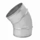 Bocht diameter 80 mm 45 graden (niet safe)