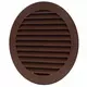 Schoepenrooster diameter 125 mm bruin - VR125B
