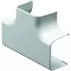Climaplus airco leidinggoot T-stuk tbv kanaal 90x65mm RAL 9010 WIT