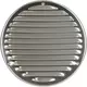 Metalen ventilatierooster rond Ø200 mm rvs - MR200i