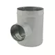 Té de Ø 315 mm - Ø 315 mm pour conduit rigide galvanisé (90°) - sur mesure RAL7035