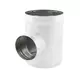 Spiro t-stuk diameter 80 mm - 80 mm (90 graden) (sendz. verz.) RAL9010