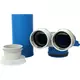 Collecteur de valve de ventilation Vent-Axia Uniflexplus 2x Ø90 mm avec manchon coulissant de 250mm et couvercle de mortier Ø125 mm