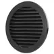 Schoepenrooster diameter 100 mm zwart - VR100M