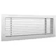 Grille à barres pour fixation murale avec clips - 1200x200 mm