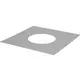 Afdekplaat diameter  600 mm vierkant I304 (D0,6)