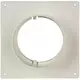 Ronde kunststof muurplaat diameter: 150mm AFS150