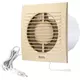 Badkamer ventilator Ø 100 mm Goud met trekkoord en stekker - EE100WPG