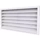 Buitenmuurrooster aluminium 1400x800 - RAL 9003