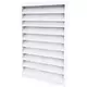 Buitenmuurrooster aluminium 500x1600 - RAL 9003