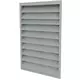 Buitenmuurrooster gegalvaniseerd staal 400x1800