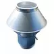 Deflectorkap rond 560 mm (RVS / INOX)