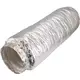 Flexibele geluiddemper non-woven met aansluiting diameter 125 mm lengte 1000mm