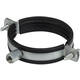 Metalen beugel diameter 125 mm met rubber (sendz. verz.)