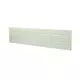 Metalen rechthoekige sleuf rooster 400x100 wit - MR4010