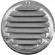Metalen ventilatierooster rond 100 mm rvs - MR100i