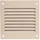 Metalen rooster 100x100mm beige - MR1010Y