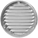 Metalen ventilatierooster rond Ø125 mm aluminium - MR125Al