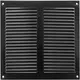 Metalen rooster 200x200mm zwart – MR2020M - RAL9005