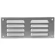 Metalen ventilatierooster vierkant 260x105 mm zink - MR26105Zn