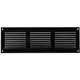 Metalen rooster 300x100mm zwart - MR3010M - RAL9005