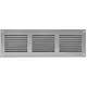 Metalen rooster 300x100mm grijs - MR3010P