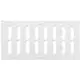 Metalen rooster verstelbaar 300x150mm wit - MR3015R - RAL9016