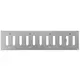 Metalen rooster verstelbaar 400x100 gegalvaniseerd - MR4010RZn