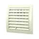 Muurrooster regelbaar 150x150 diameter: 100 wit - ND10R
