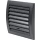 Muurrooster regelbaar 150x150 mm antraciet - N10RA