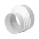 Rond kunststof verloop 125mm naar 100mm - AP125-100