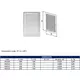 Ventilatierooster rechthoekig met grill 130x300 mm bruin - VR1330B