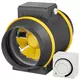 Ruck ETAMASTER buisventilator met EC motor 810m³/h - Ø 160 mm + bediening potentiometer 10 kO
