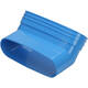 Wavin Ventiza bocht 45 graden PVC ovaal 235x80 mm verticaal M/S