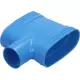 Wavin Ventiza T-stuk PVC ovaal 195x80 mm M/M/S