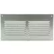 Metalen rechthoekige sleuf rooster 200x100 zink - MR2010ZN