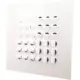 Multinozzle plafondrooster 596x596mm - MN16 RAL9010