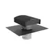 Econox CTM dakdoorvoer 250 mm aluminium antraciet met indekstuk