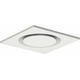 Plafondrooster staal ronde luchtuitlaat voor toe- en afvoer 595x595 mm – 160 mm – RAL 9010