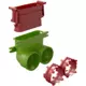 Ubbink Air Excellent 2x 34C - 45SC bocht 90° verloopstuk