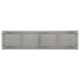 Grille murale 500x100mm aluminium - non laqué