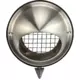 RVS bolrooster 125mm geveldoorvoer - EL-SS-B125 SS