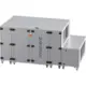 Maxivent WTW luchtbehandelingkasten met tegenstroomwisselaar 4200 m3/h met DX-batterij horizontaal rechts - PHE 4200 H ODJR T 01