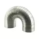 Starre aluminium ventilatieslang diameter 120 mm lengte 1.5 meter