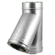 DW diameter 300 mm (300/350) T-stuk T135 I316L/I304 (D0,5/0,6)