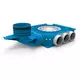 Vent-Axia Uniflexplus samengestelde verdeler 9 x Ø69mm met verticale tuit Ø125mm