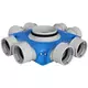 Vent-Axia Uniflexplus ventilatie verdeelbox 8x Ø90 mm met tuit Ø125 mm