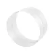 Raccord femelle pour raccords spiralés Ø 100 mm - sur mesure RAL9010