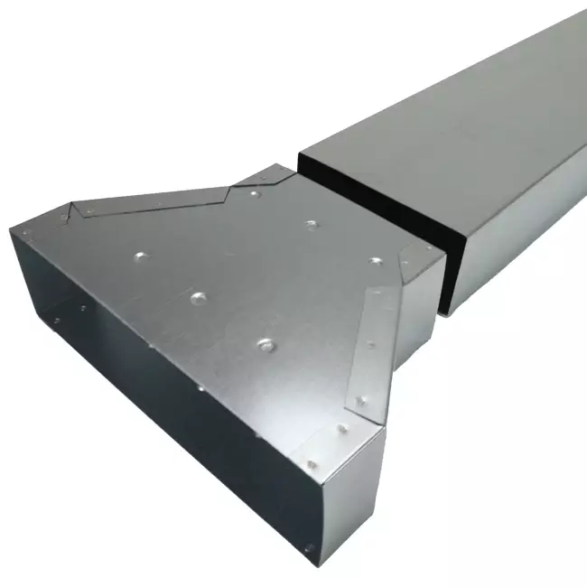 Verloopstuk 300x80 mm naar 170x80 mm tbv instortkanaal