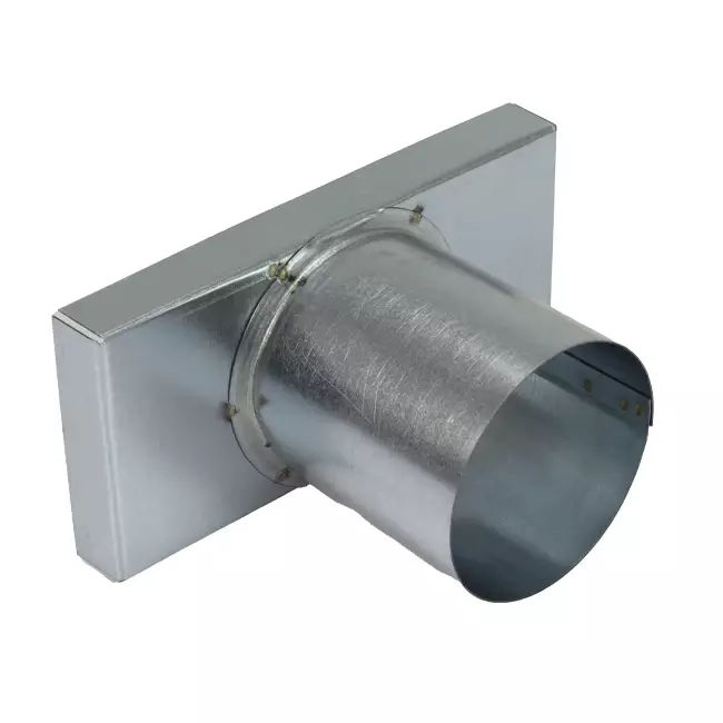 Deksel 170x80 mm met aansluiting diameter 80 mm tbv instortkanaal